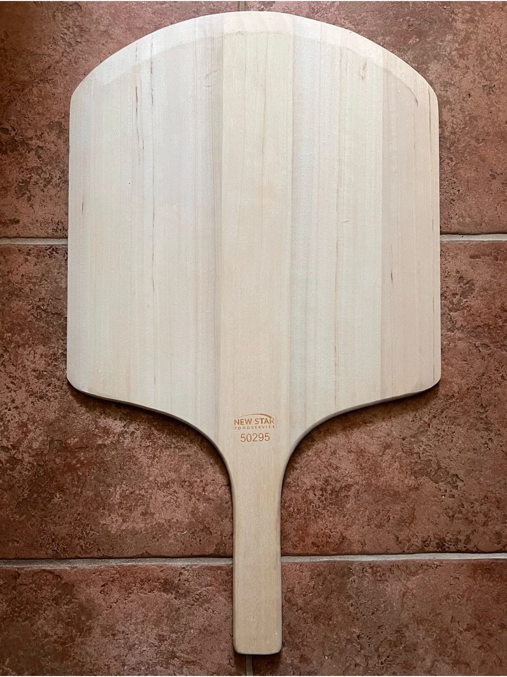Wood Pizza Peel Paddle - Natural Light Wood- New Star brand